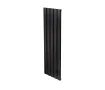 Calorifer decorativ LOJIMAX, colectia  DIAMOND inaltimea 200 mm. latimea 296 mm. negru mat
