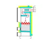 Cazan pe combustibil solid cu incarcare manuala LOGITERM StandardMAX 16 kW
