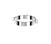 Хомут нержавеющий настенный (3 ушка) SOLINOX d.180 (inox 304)