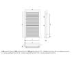Uscator de prosoape design GORGIEL ZENITH DR/P AZ-DR/P 70/60