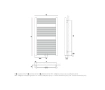 Uscator de prosoape design GORGIEL ZENITH DR AZ-DR 70/60