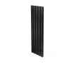 Calorifer decorativ LOJIMAX, colectia  DIAMOND DOUBLE inaltimea 300 mm. latimea 296 mm. negru mat