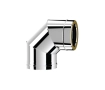 Угол дымоходный утепленный 90° SOLINOX d.130-180 (inox 316L/304)