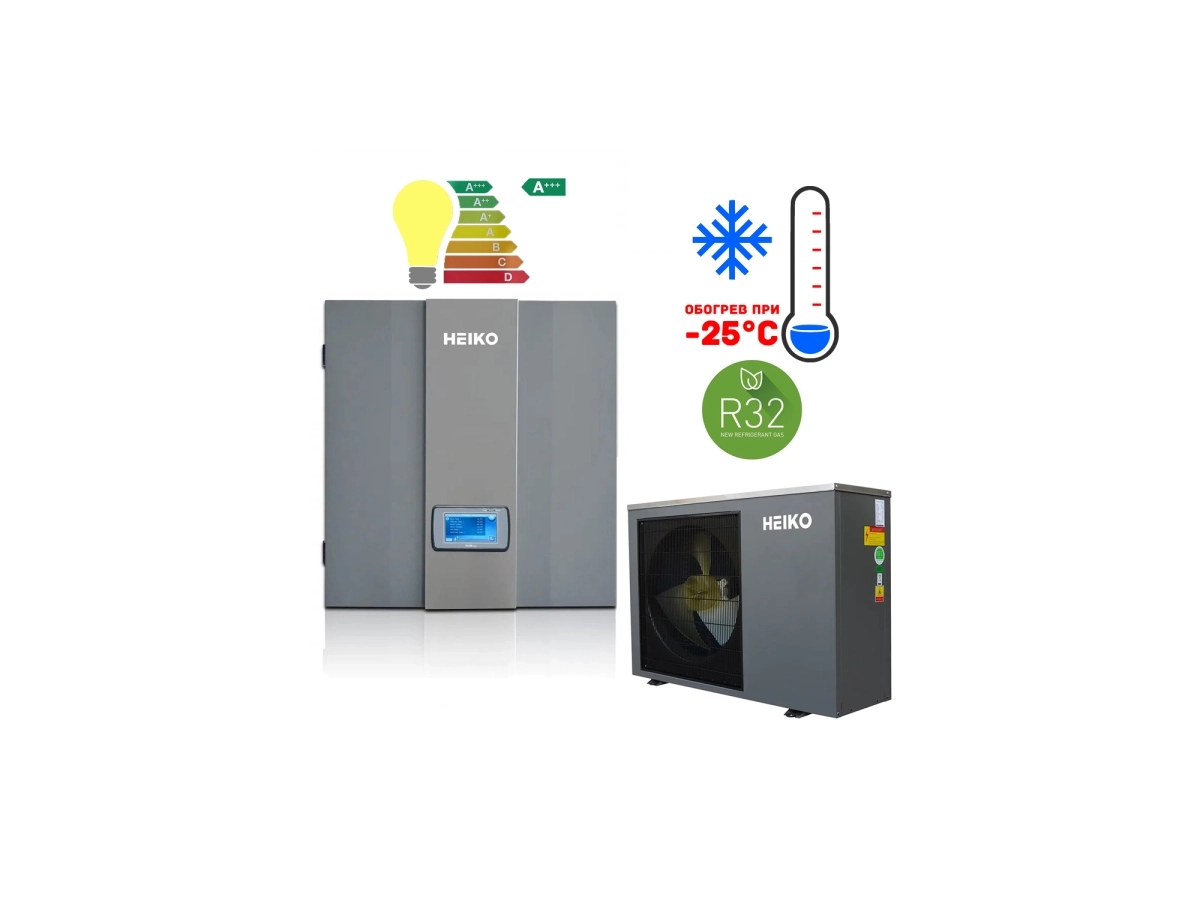 Тепловой насос Heiko THERMAL 9 kW моноблок с гидромодулем