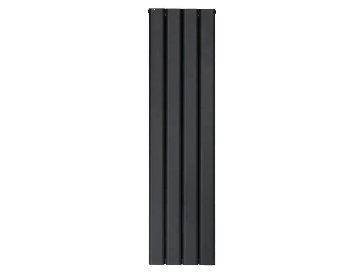 Calorifer decorativ LOJIMAX, colectia  DIAMOND DOUBLE inaltimea 300 mm. latimea 296 mm. negru mat