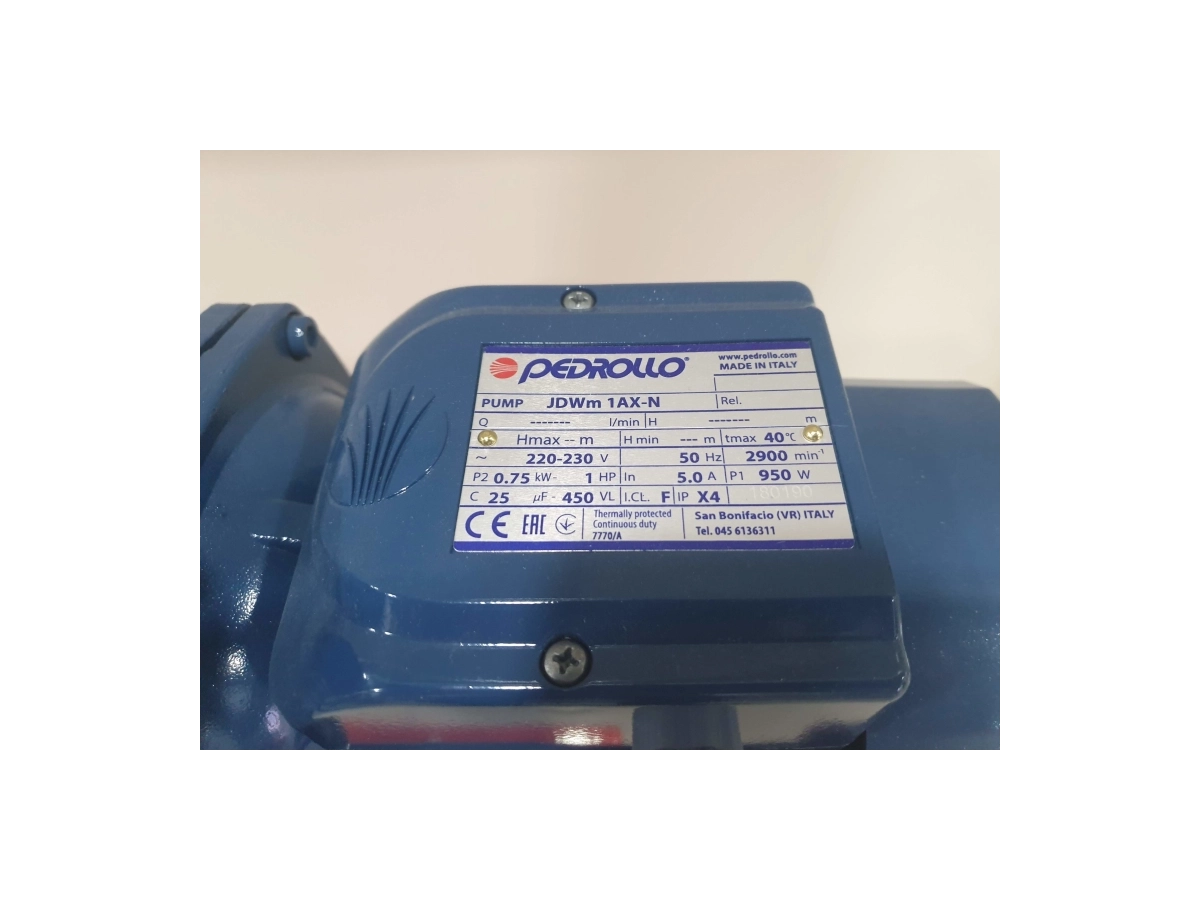 Hidrofor Pedrollo JDWm1AX-30-4-24CL (pina la 25m, 0,75kW) cu protectie