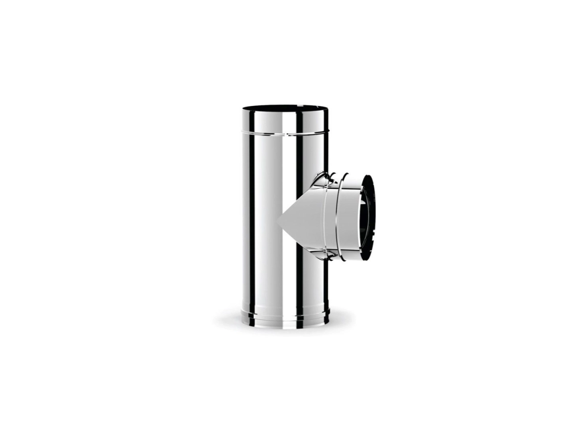 Тройник дымоходный 90° SOLINOX d.150 (inox 316L)