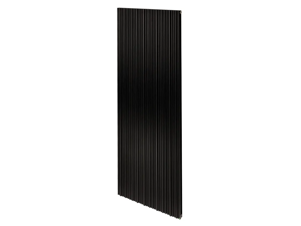 Calorifer decorativ LOJIMAX, colectia BAMBOO DOUBLE inaltimea 300 mm. latimea 239 mm. Negru mat