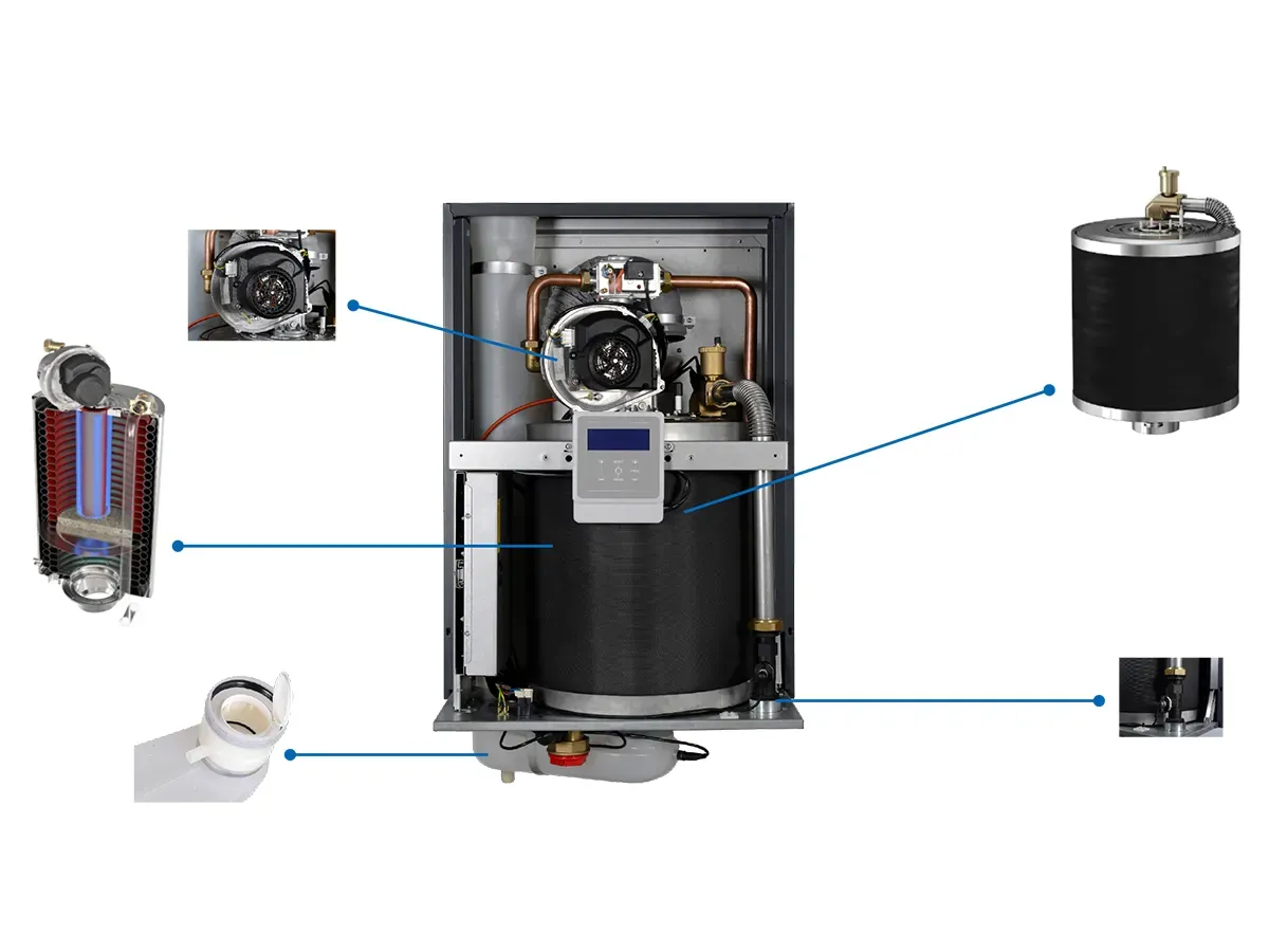 Cazan pe gaz in condensare DemirDokum Maxicondense 150 kW