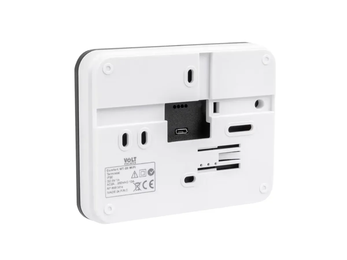 Термостат E-top WT-20&R06 беспроводной, с Wi-Fi, черный