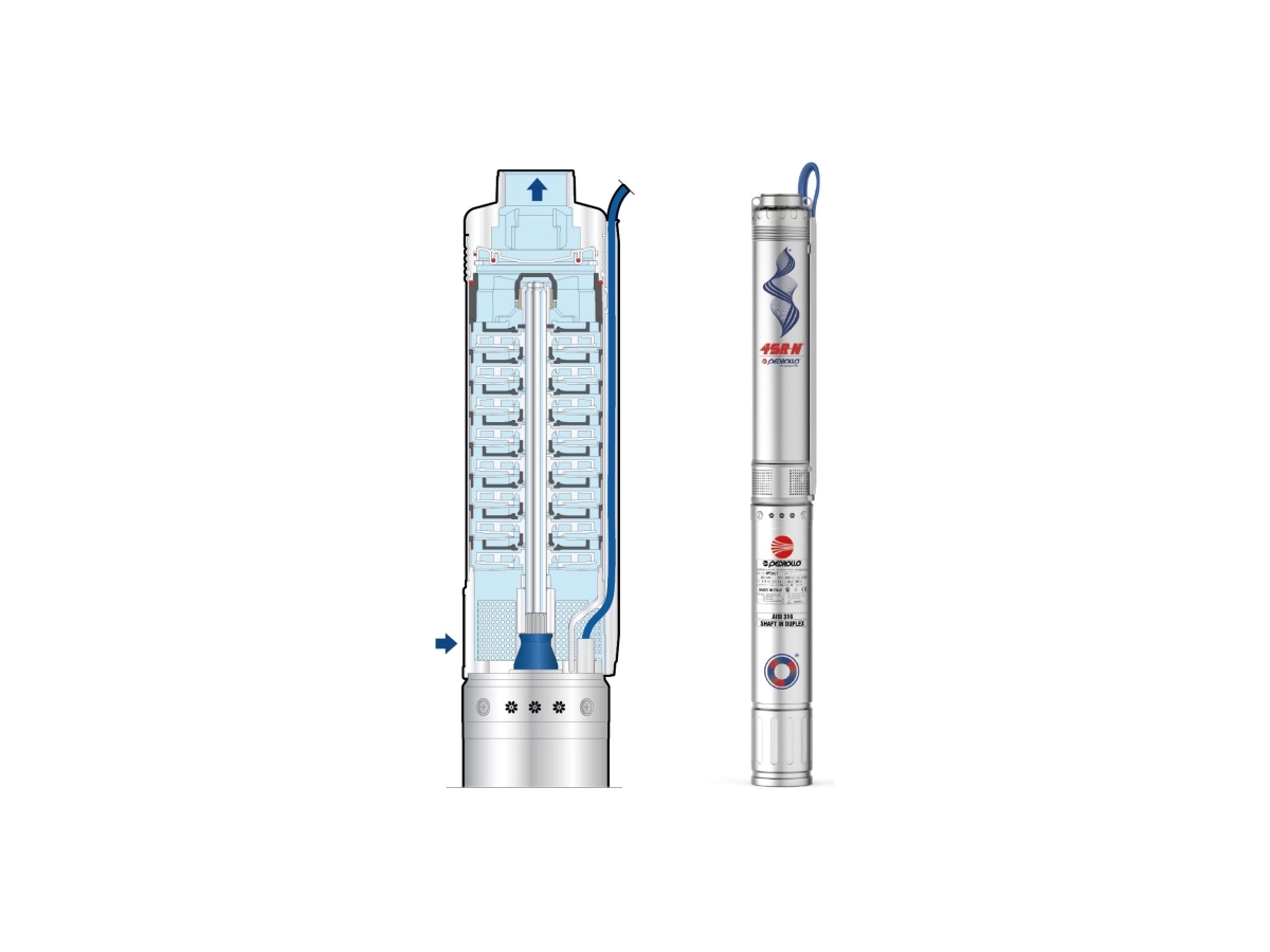 Глубинный электронасос Pedrollo 4SR12/40 N-PD, 7.5 кВт