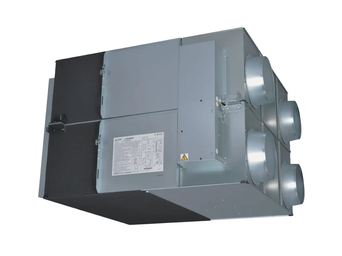 Recuperator de aer cu sistem de ventilație de tip canal Mitsubishi Electric LGH-200RVX3-E (debit de aer 2000 m³/h)